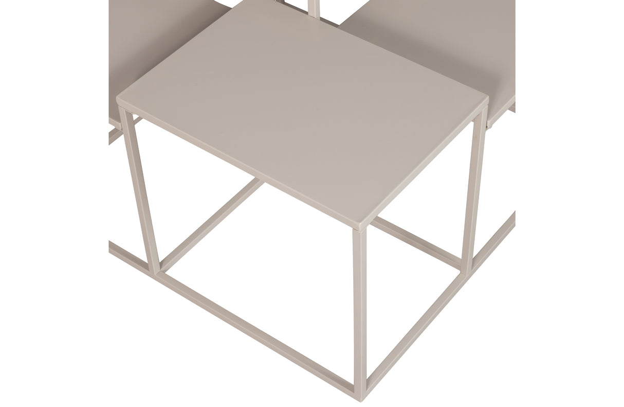 Pilkas kavos staliukas