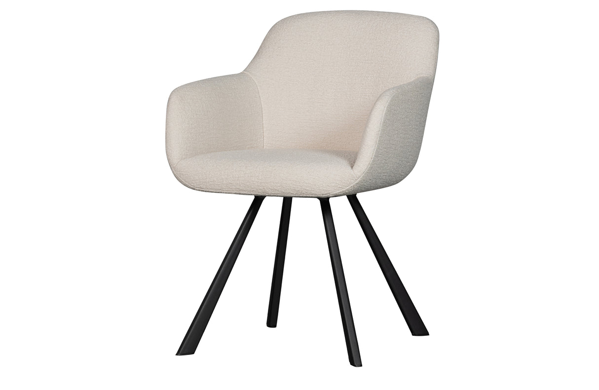 juno baltos spalvos kėdė