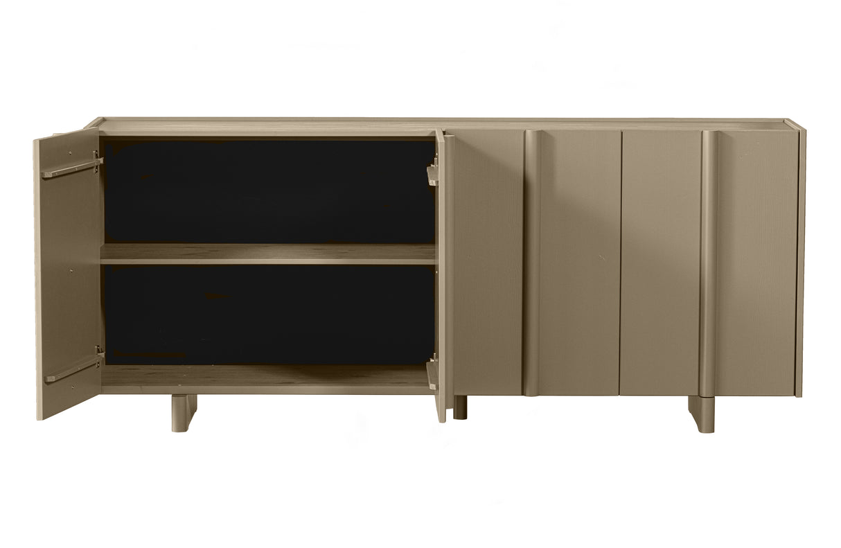 Rudos spalvos spintelė Basu