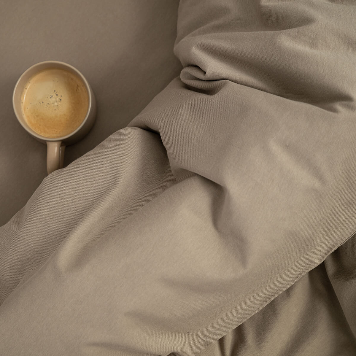 Dvigulės patalynės komplektas DREAM taupe