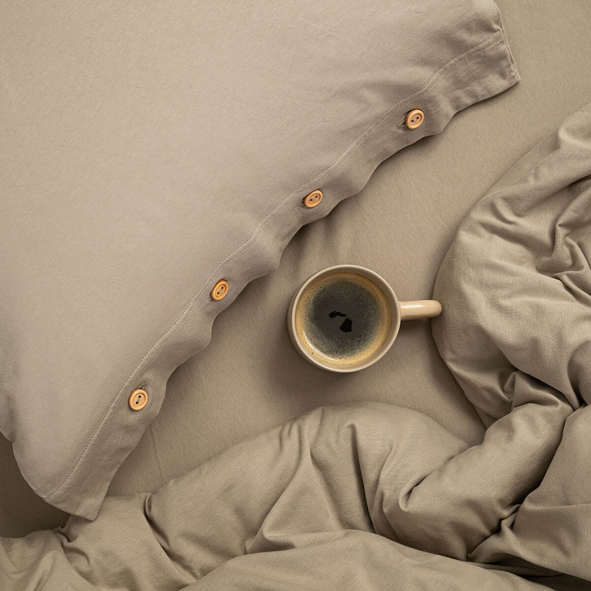 Dvigulės patalynės komplektas DREAM taupe