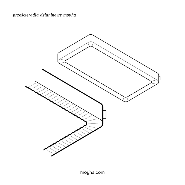 Paklodė su guma DREAM sniego baltumo