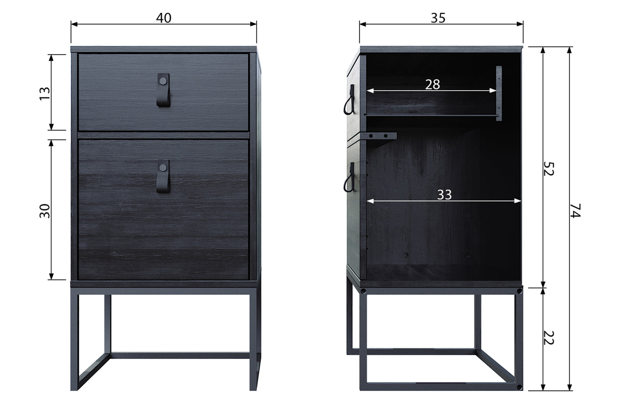 Naktinis staliukas Zola 2