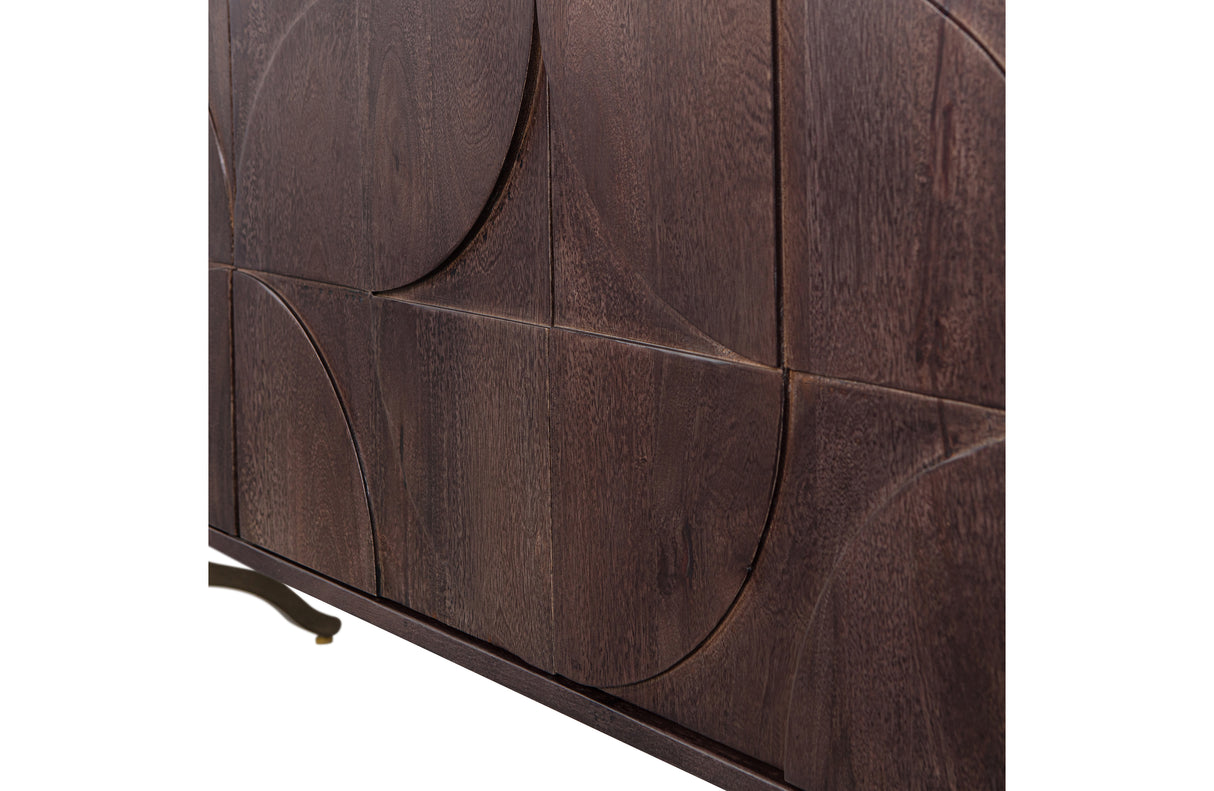 Mango kietmedžio spintelė