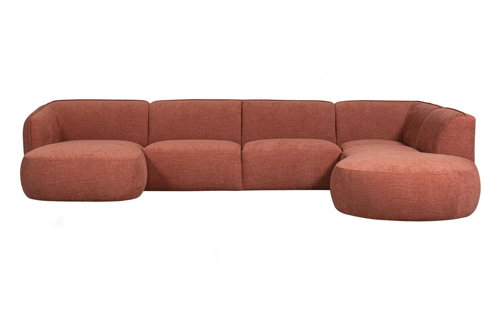Rožinė sofa Polly
