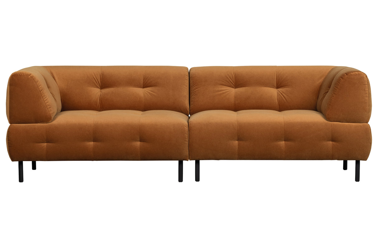 Oranžinės spalvos sofa