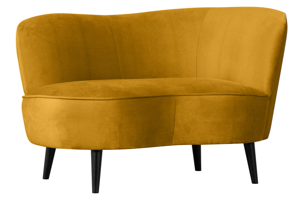 geltona vienvietė sofa