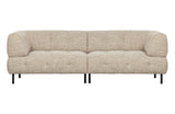 smėlio spalvos sofa