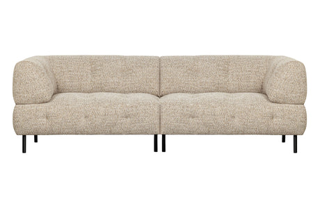 smėlio spalvos sofa