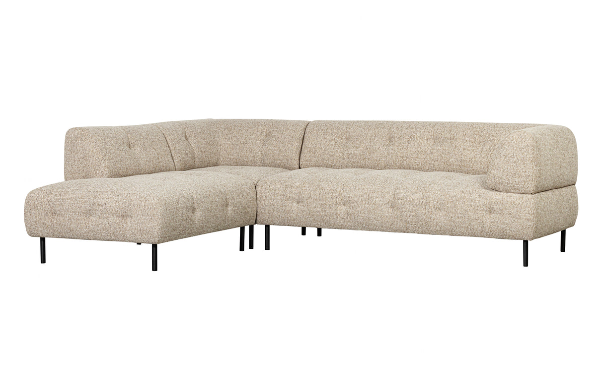 smėlio spalvos sofa