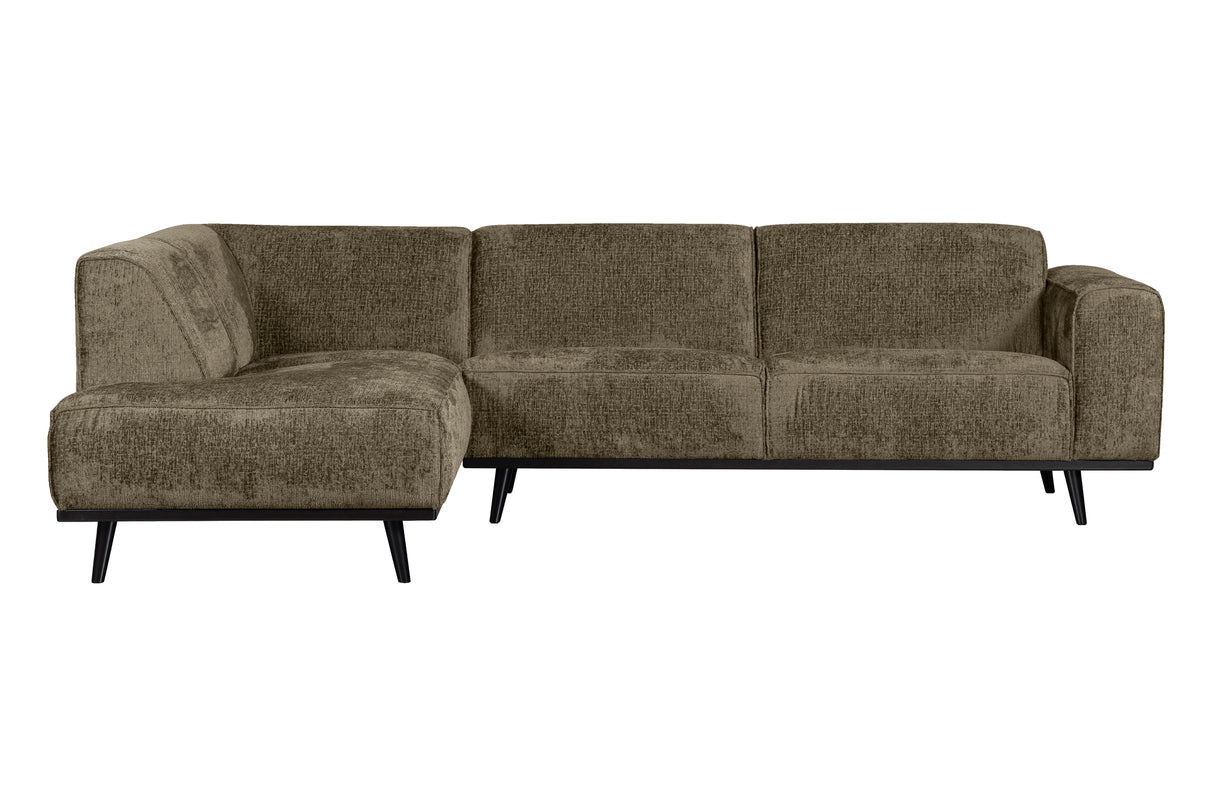 chaki spalvos kampinė sofa