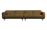 žalvario spalvos sofa