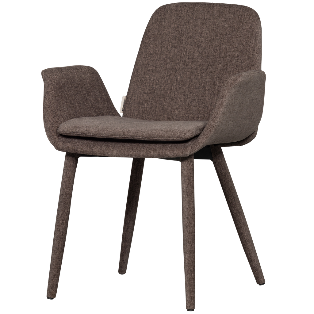 ruda kėdė