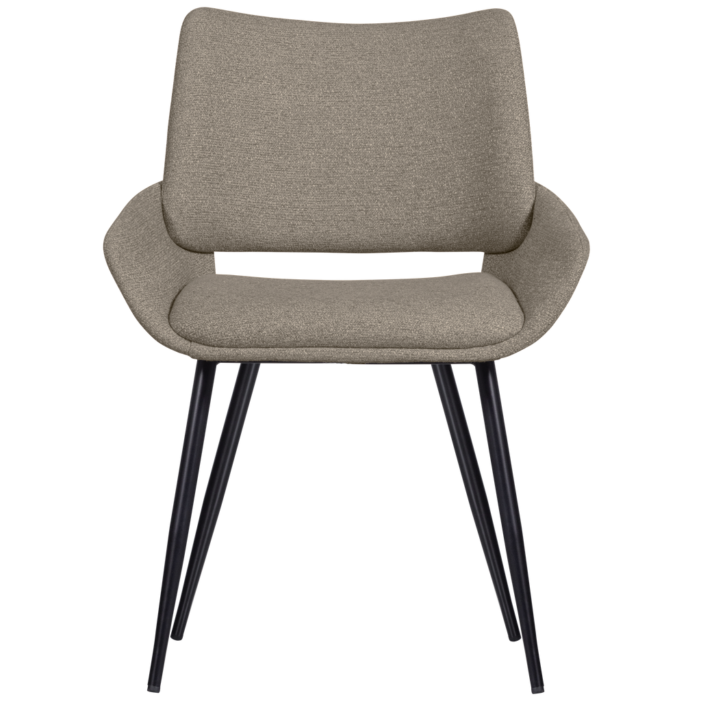 smėlio spalvos kėdė