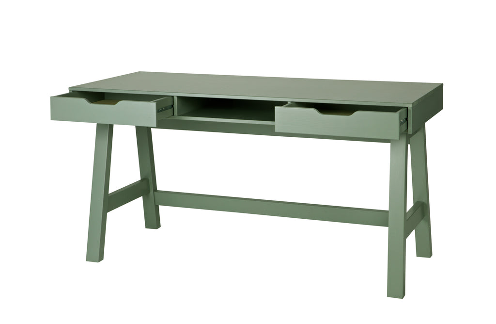 Žalias rašomasis stalas