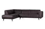 Tamsiai pilka sofa