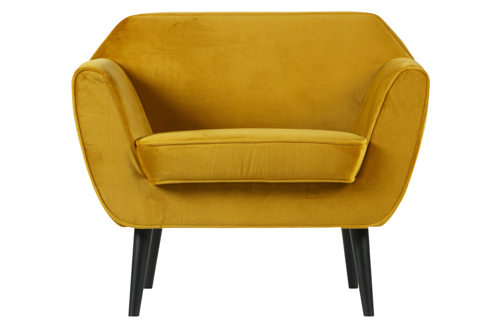 Geltonas fotelis