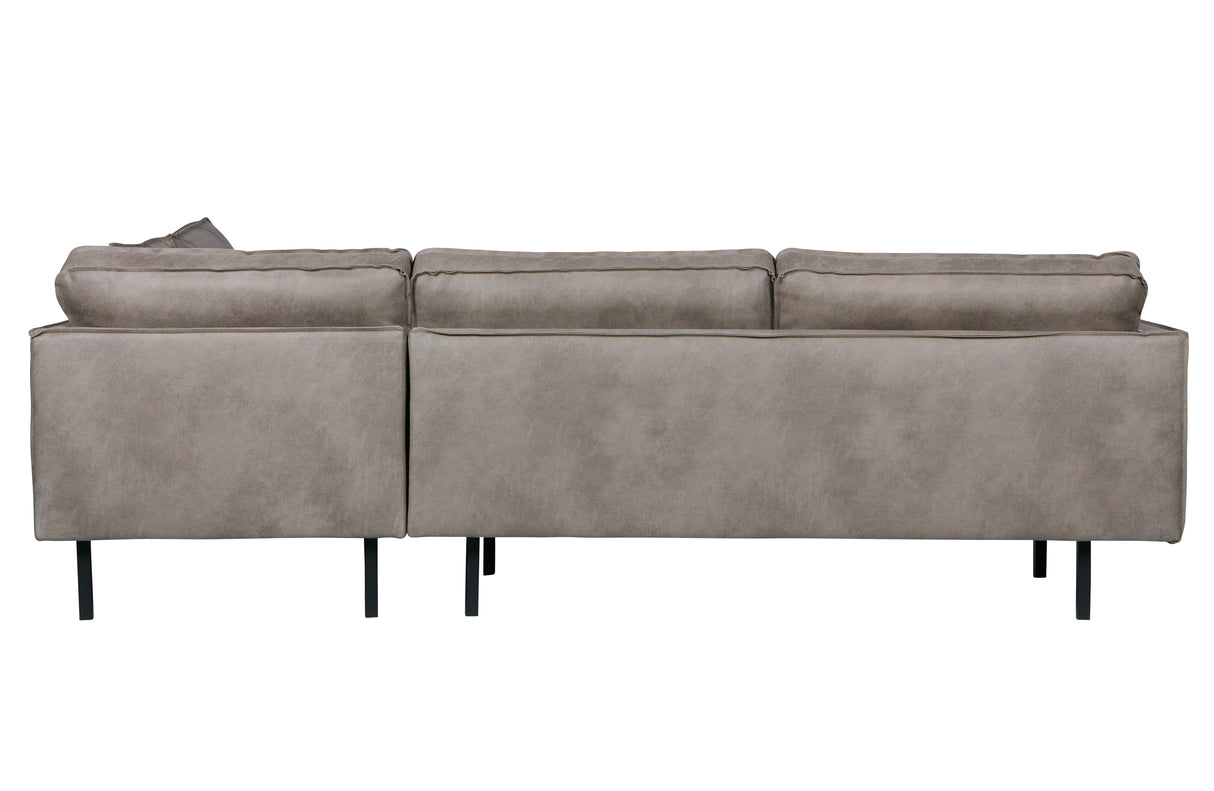 Pilka sofa kampinė