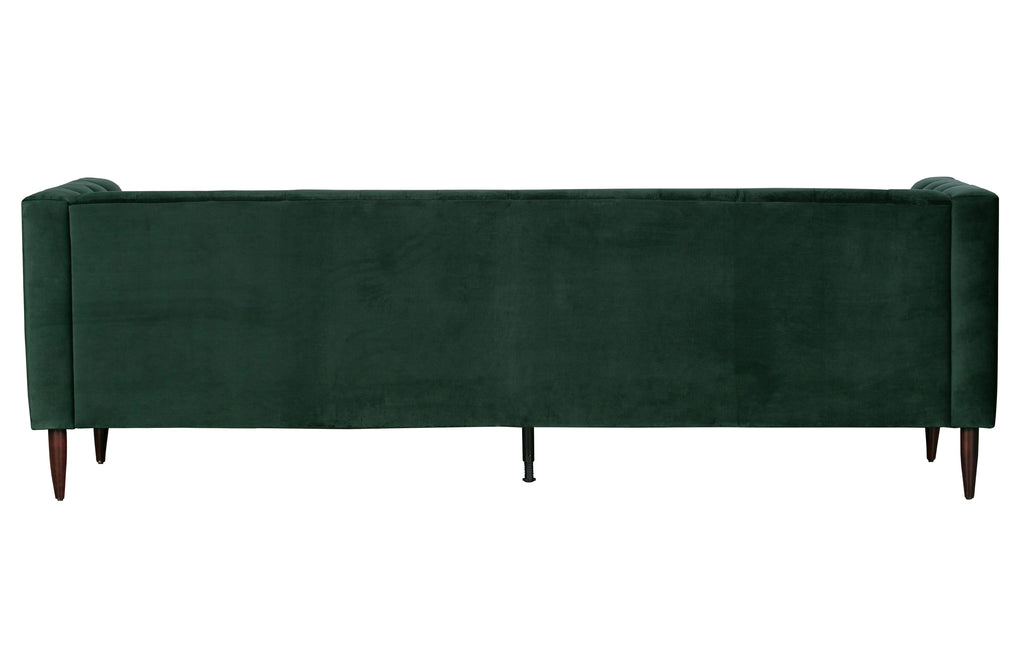 Žalios spalvos sofa