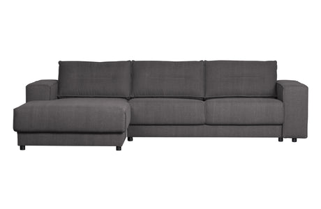 Antracito spalvos sofa