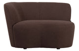 Ruda maža sofa