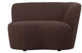 Ruda maža sofa