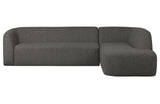 Tamsiai pilka sofa