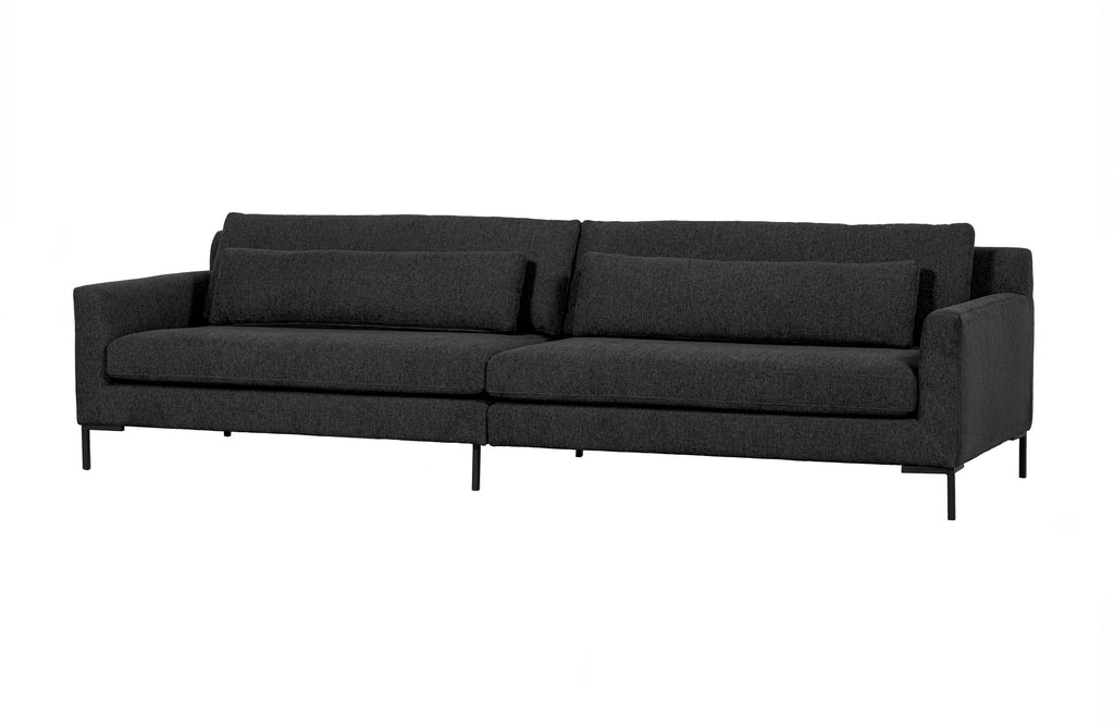 Tamsiai pilkos spalvos sofa