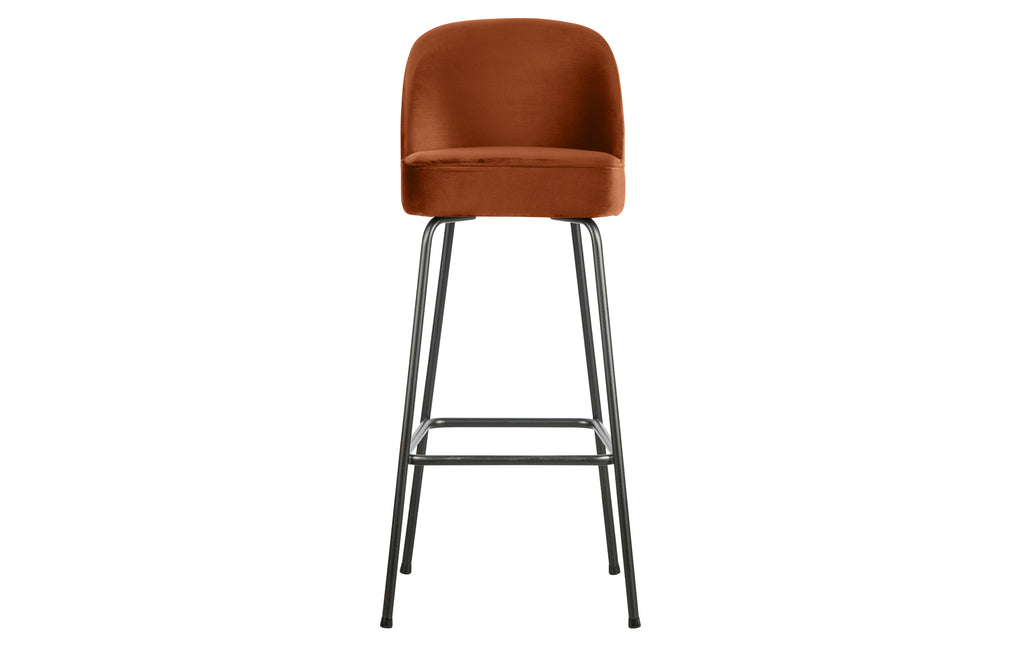 Oranžinė baro kėdė