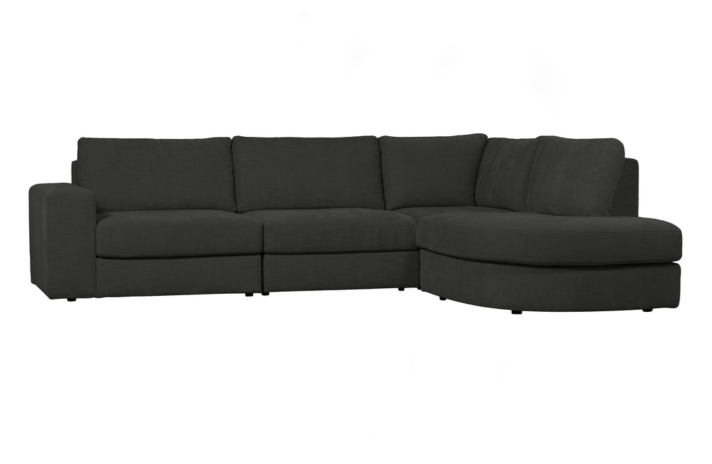 Kampinė sofa pilka