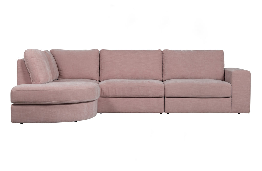 Rožinė sofa Family