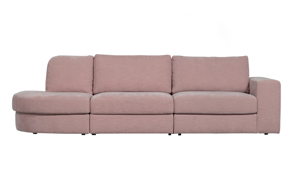 Rožinė sofa Family