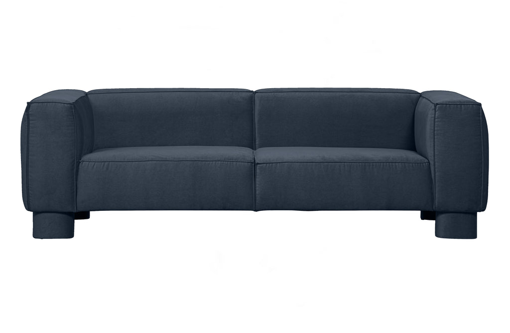Džinsinio mėlynumo sofa