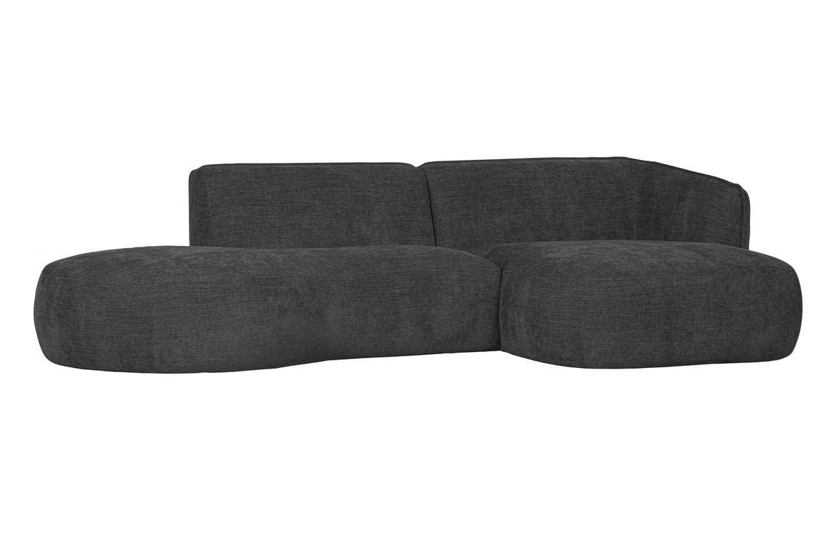 Tamsiai pilka sofa