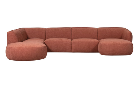 Rožinė sofa