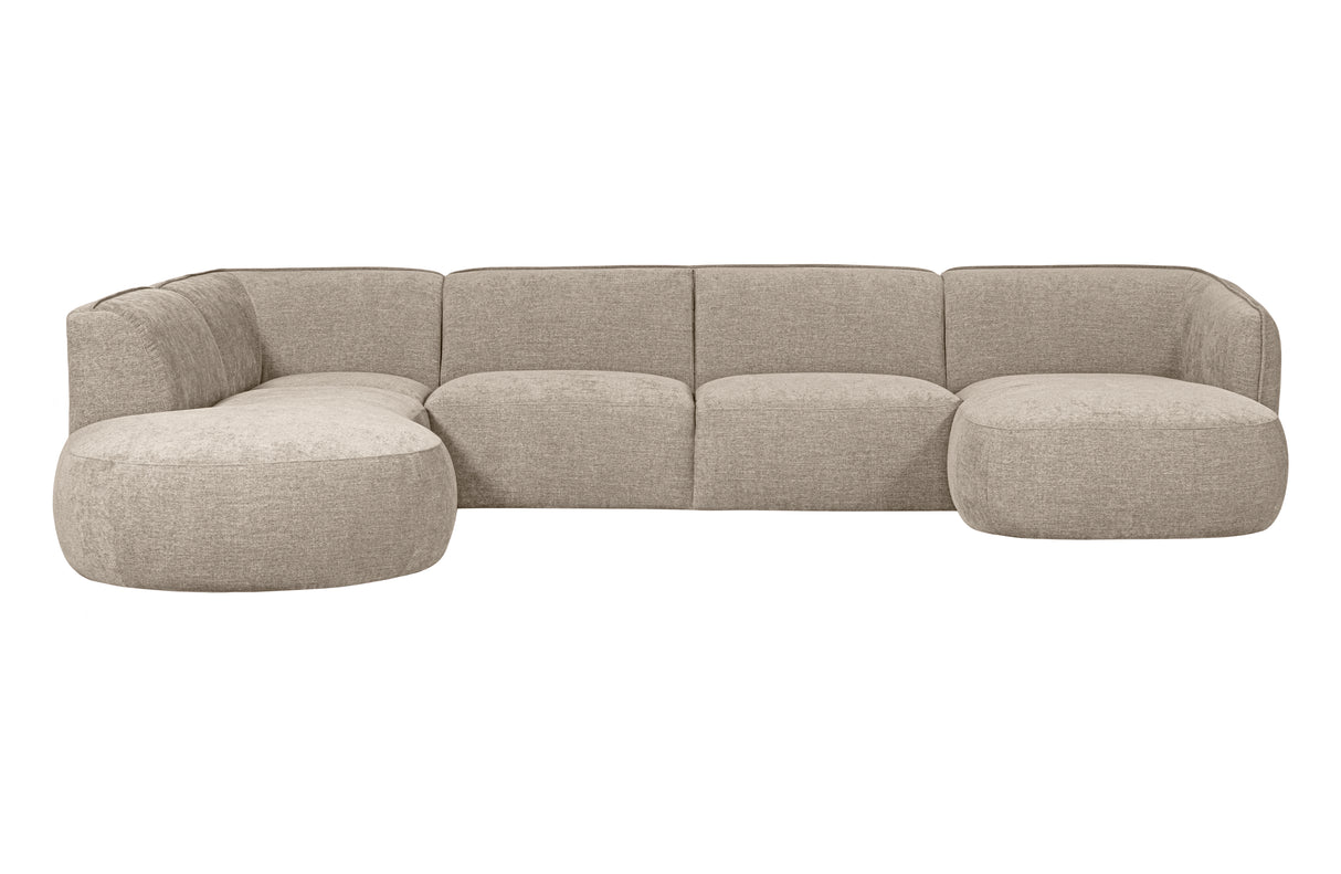 Smėlinės spalvos sofa