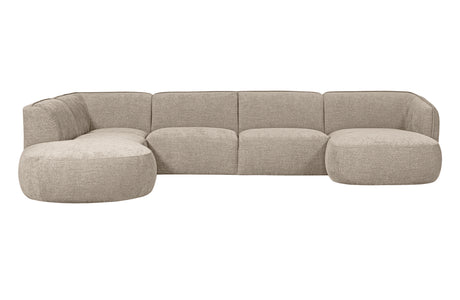 Smėlinės spalvos sofa