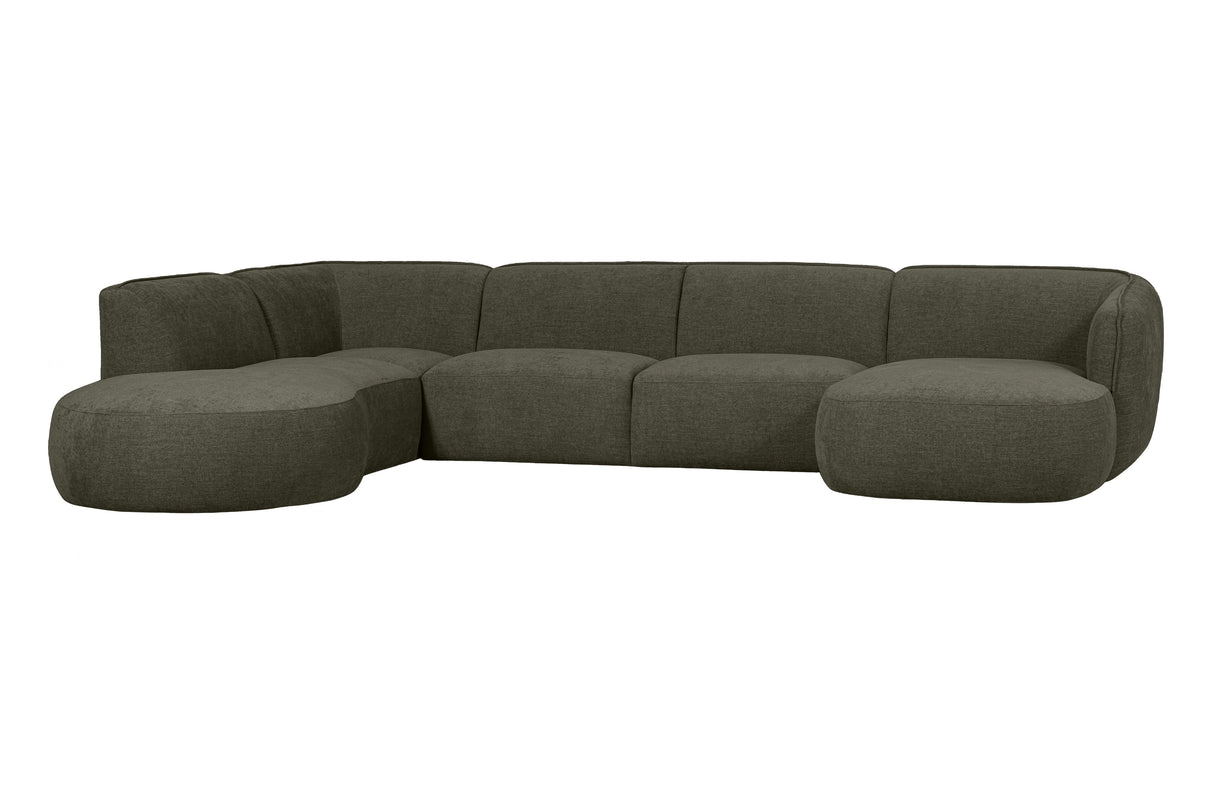 Žalios spalvos sofa