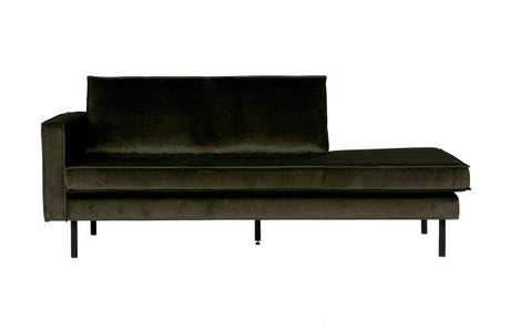 Veliūrinė sofa žalia