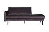 Tamsiai pilka sofa