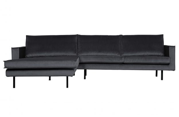 Tamsiai pilka sofa