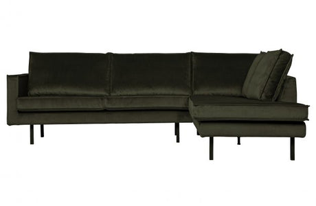 Žalia kampinė sofa