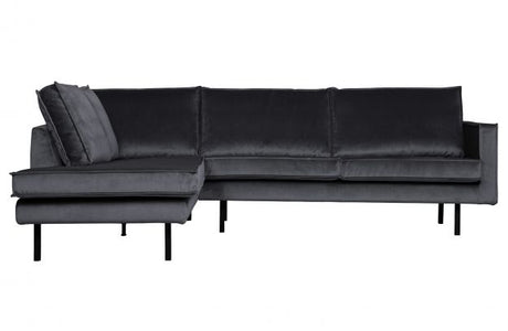 Tamsiai pilka sofa