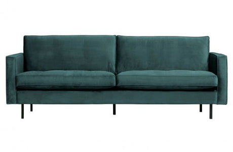 Melsvai žalsva sofa