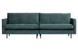 Melsvai žalia sofa