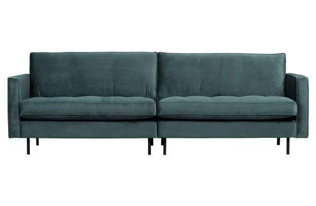 Melsvai žalia sofa
