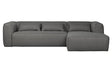 Tamsiai pilka sofa