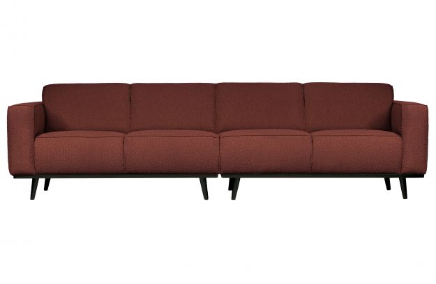 Raudona didelė sofa